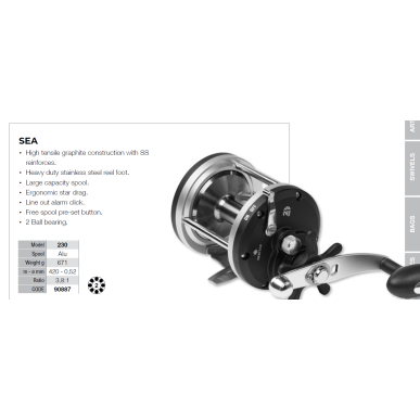 Herculy 230 Trolling Reel