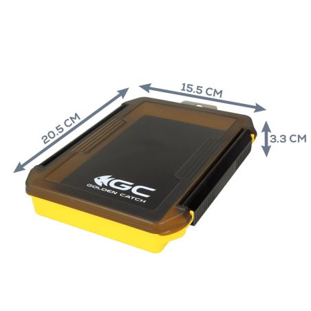 Golden Catch Lure Case Foam Double Lock LC-2015F