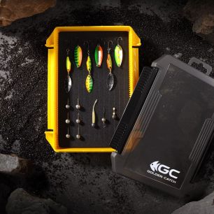Golden Catch Lure Case Foam Double Lock LC-2015F