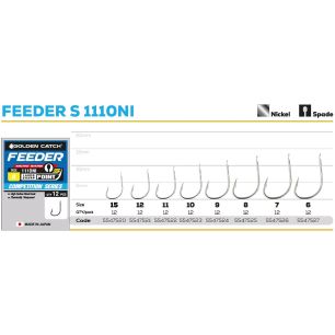 Golden Catch Hook Feeder S 1110NI №8(12adet)
