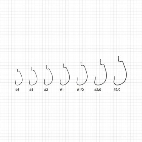 Golden Catch Offset Hook Worm 4094BN