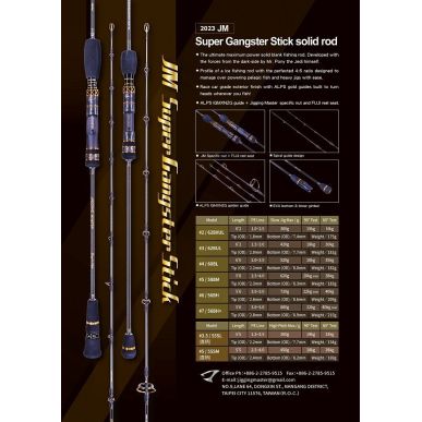 JM Super Gangster Stick Solid Jigging Kamış