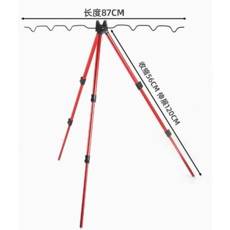 Aluminyum Tripod - Kamış Tutacağı
