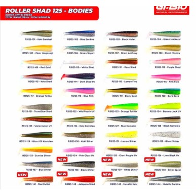 Roller Shad 125 3x Bodies