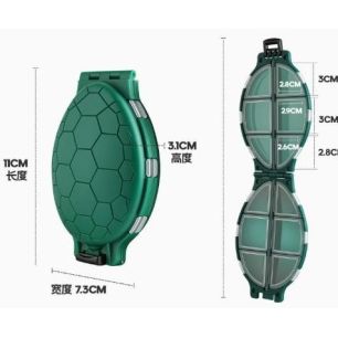 Ikatere Turtle İğne ve Klips Kutusu