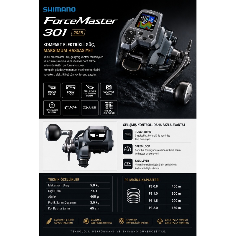 Shimano ForceMaster 301 Shimano ForceMaster 301