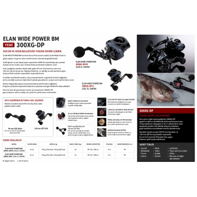 TAILWALK ELAN WIDE POWER BM BAITCASTING REEL