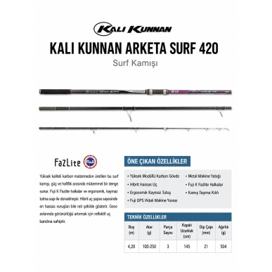 KALI KUNNAN ARKETA SURF 420 SURF KAMIŞI