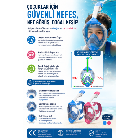 Ikatere Full Face Mask For Children