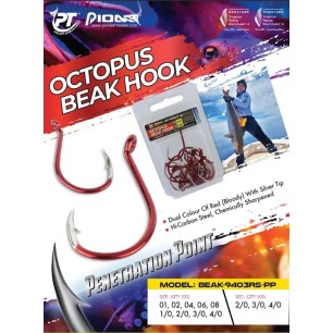 Pioneer Tackle Penetration Point Beak Hooks