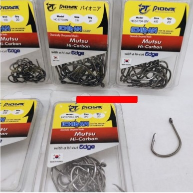 Pioneer Tackle Mutsu HC-57704 Circle Fishing Hooks