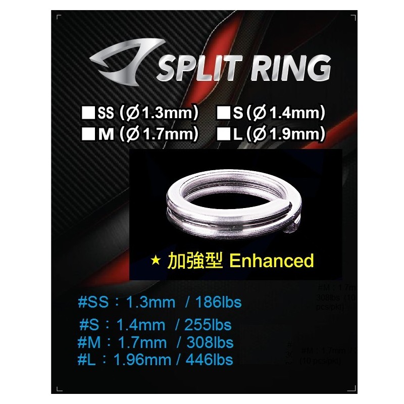 Jigging Monster Split Ring Plus