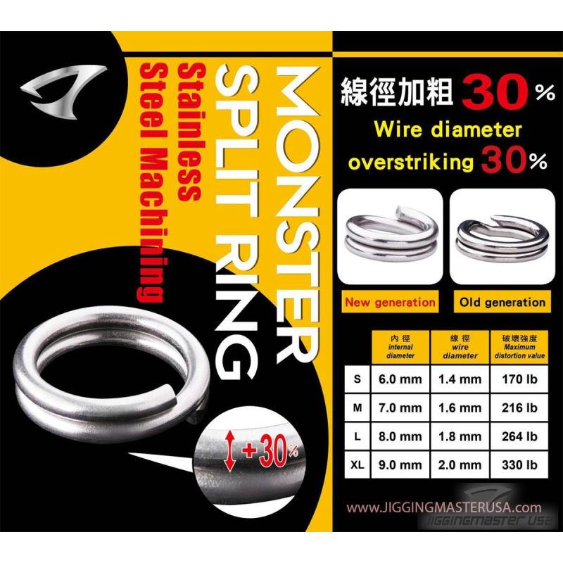 Jigging Master Monster Split Ring