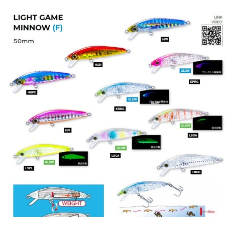 Duel F1198 Light Game Minnow 50mm