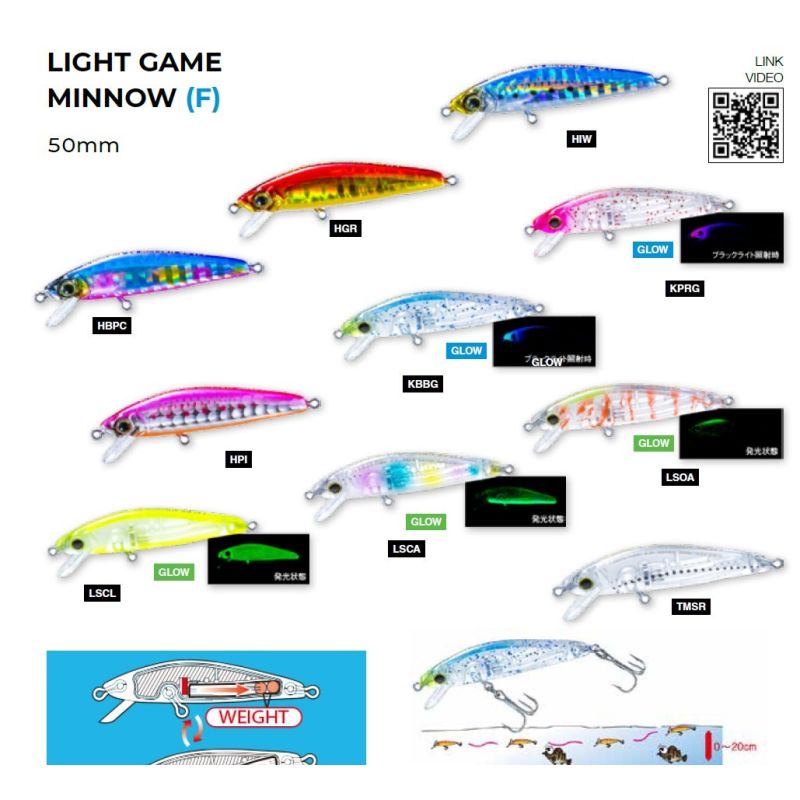 Duel F1198 Light Game Minnow 50mm