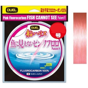 DUEL Fısh Cannot See Fluorocarbon Pink 100m