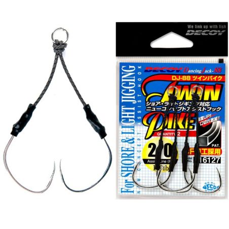 DECOY TWIN PIKE 2/0 DJ-88 (2 pcs/pack) TIN