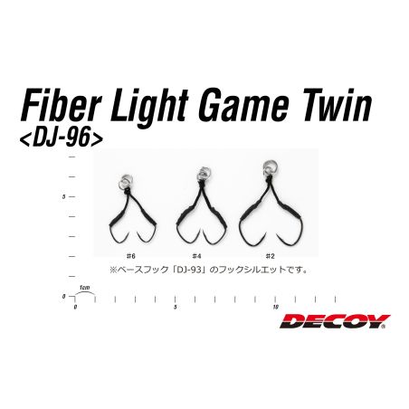 DJ-96 FIBER LIGHT GAME TWIN (NS BLACK)