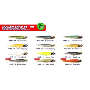 Roller Shad 85 8 Gr. Jig Head + 2 Gövde