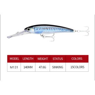 Ikatere 140MM 48 G Albacore Tuna Minnow Lure
